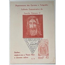 F O 28 - Encerramento do Concilio e Ecumênico Vaticano II - Ano 1966 - Com Carimbo