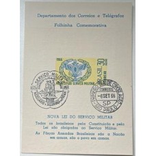 F O 29 - Nova Lei do Serviço Militar - Ano 1966 - Com Carimbo